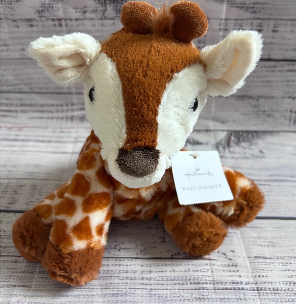 Hallmark Baby Giraffe Plush Spotted Orange and White Stuffed Animal